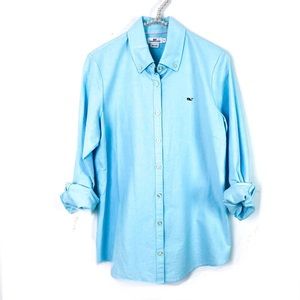 VINEYARD VINES Oxford Button Down Baby Blue Shirt